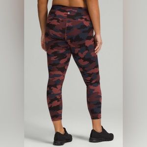 NWOT Lululemon Wunder Train High-Rise Tight 25 Heritage 365 Camo Smoky R…